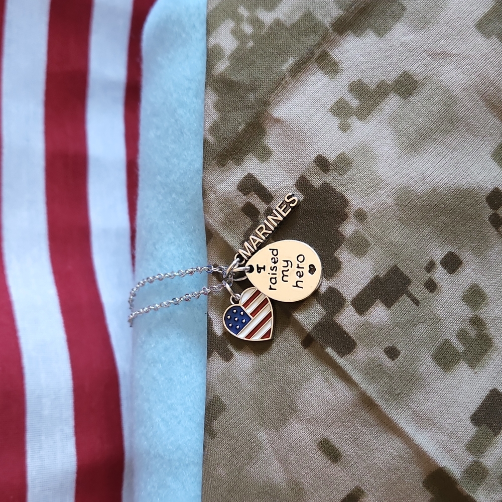 I Raised my Hero Necklace  (Marines)